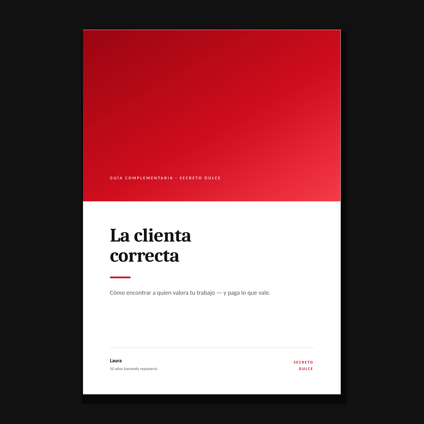 La clienta correcta